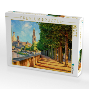 CALVENDO Puzzle Dresden im Sommer | 1000 Teile Lege-Größe 64x48cm Foto-Puzzle für glückliche Stunden