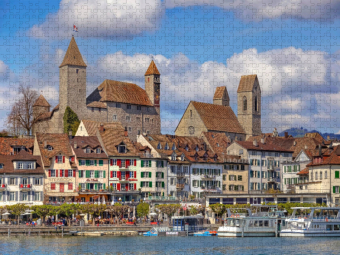 CALVENDO Puzzle Rapperswil | 1000 Teile Lege-Größe 64x48cm Foto-Puzzle für glückliche Stunden
