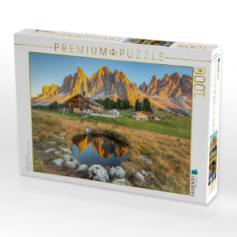 CALVENDO Puzzle Geisleralm in Südtirol | 1000 Teile Lege-Größe 64x48cm Foto-Puzzle für glückliche Stunden