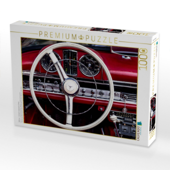 CALVENDO Puzzle Oldtimer - Cockpits vergangener Zeiten | 1000 Teile Lege-Größe 64x48cm Foto-Puzzle für glückliche Stunden