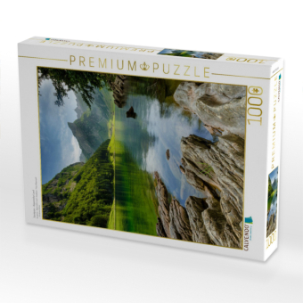 CALVENDO Puzzle Seealpsee - Appenzeller Land | 1000 Teile Lege-Größe 64x48cm Foto-Puzzle für glückliche Stunden