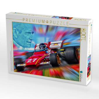 CALVENDO Puzzle Der Belgier Jacky Ickx gehört zu den großen Motorsportlegenden | 1000 Teile Lege-Größe 64x48cm Foto-Puzzle für glückliche Stunden