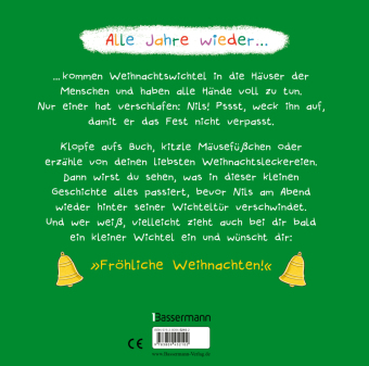 Weck den Weihnachtswichtel. Ein Weihnachts-Mitmachbuch. Zum Schütteln, Schaukeln, Pusten und mehr. Von 2 bis 4 Jahren