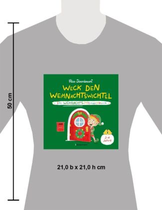 Weck den Weihnachtswichtel. Ein Weihnachts-Mitmachbuch. Zum Schütteln, Schaukeln, Pusten und mehr. Von 2 bis 4 Jahren