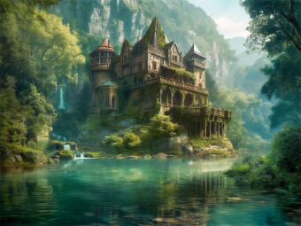 CALVENDO Puzzle Ein Motiv aus dem Kalender Im Reich der Elben | 1000 Teile Lege-Größe 64x48cm Foto-Puzzle für glückliche Stunden