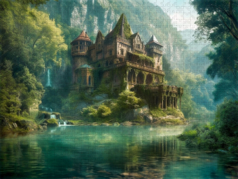 CALVENDO Puzzle Ein Motiv aus dem Kalender Im Reich der Elben | 1000 Teile Lege-Größe 64x48cm Foto-Puzzle für glückliche Stunden