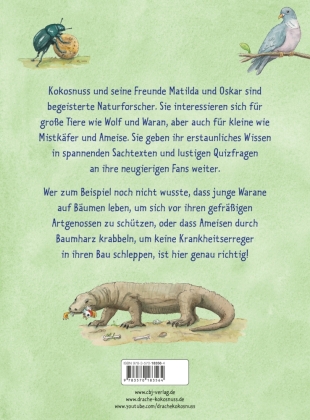 Der kleine Drache Kokosnuss - Quizblock Tiere 2
