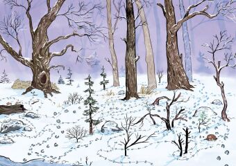 Selmas wundersamer Winter im Tapetenwald