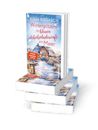 Winterglitzern im kleinen Schokoladencafé am Meer