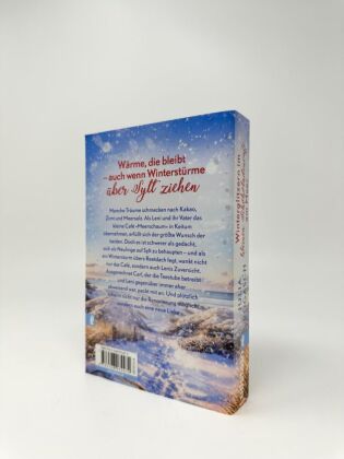Winterglitzern im kleinen Schokoladencafé am Meer
