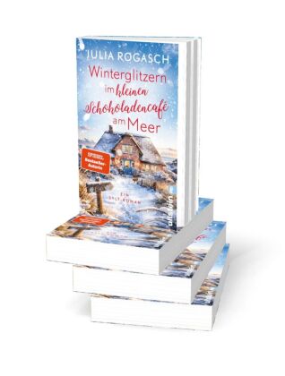 Winterglitzern im kleinen Schokoladencafé am Meer
