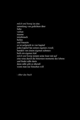 milk and honey - milch und honig