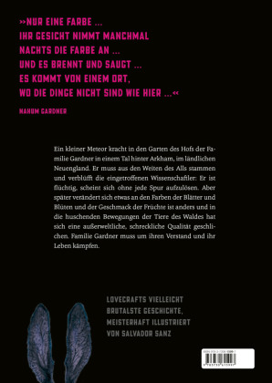 Die Farbe aus dem All. Illustriert von Salvador Sanz