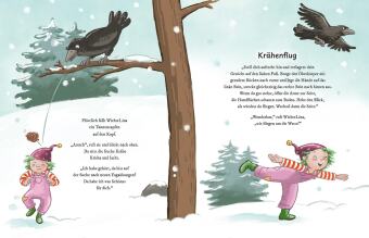 Wichtel-Yoga im Winterwald. Bilderbuch