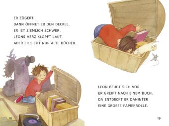 Leseprofis - GROSSBUCHSTABEN: DIE GEHEIMNISVOLLE SCHATZKARTE, Erstes Lesen