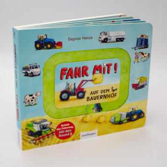 Meine Schiebebahn-Pappe (Soundbuch): Fahr mit auf dem Bauernhof