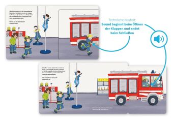 Mein Klapp-Sound-Buch: Tatütata, die Feuerwehr ist da!