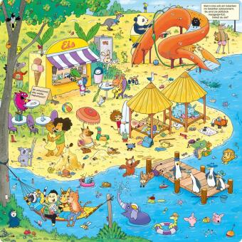Tierisch, Tierisch! Das Aufklapp-Wimmelbuch
