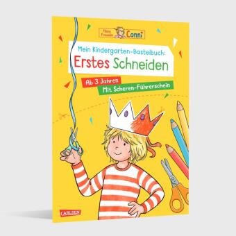 Conni Gelbe Reihe (Beschäftigungsbuch): Mein Kindergarten-Bastelbuch: Erstes Schneiden