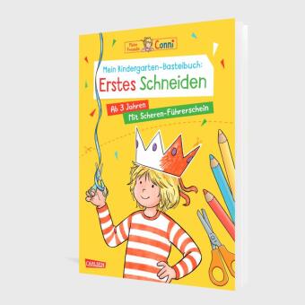 Conni Gelbe Reihe (Beschäftigungsbuch): Mein Kindergarten-Bastelbuch: Erstes Schneiden