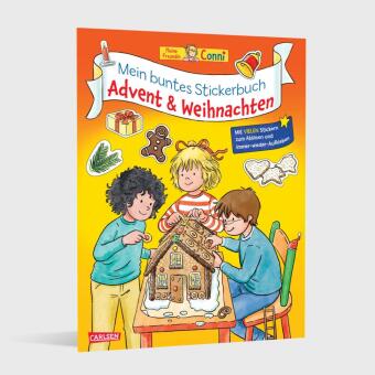 Conni Gelbe Reihe (Beschäftigungsbuch): Mein buntes Conni-Stickerbuch: Advent und Weihnachten