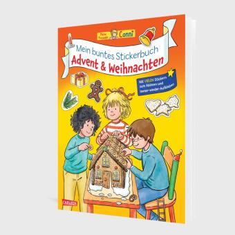 Conni Gelbe Reihe (Beschäftigungsbuch): Mein buntes Conni-Stickerbuch: Advent und Weihnachten
