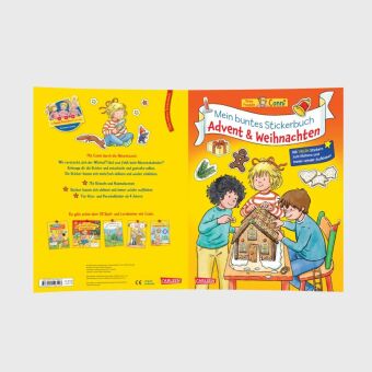 Conni Gelbe Reihe (Beschäftigungsbuch): Mein buntes Conni-Stickerbuch: Advent und Weihnachten