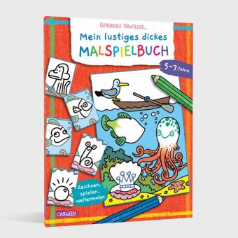 Mein lustiges dickes Malspielbuch