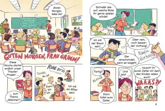 Erstleser Kindercomic: Ein Drache macht Theater
