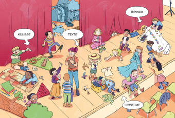 Erstleser Kindercomic: Ein Drache macht Theater