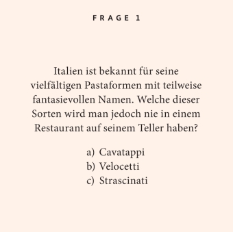 Pasta-Quiz