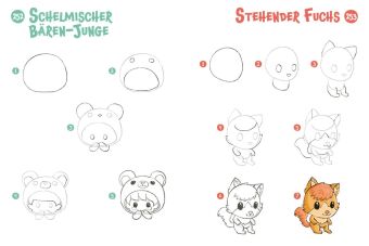 300 Motive zeichnen - Supersweet Kawaii