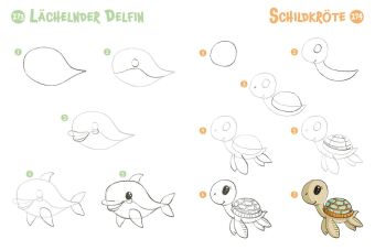 300 Motive zeichnen - Supersweet Kawaii