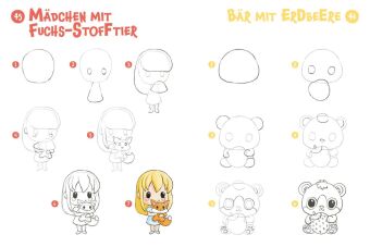 300 Motive zeichnen - Supersweet Kawaii