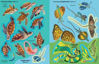 Die große Sticker-Tierwelt: Reptilien