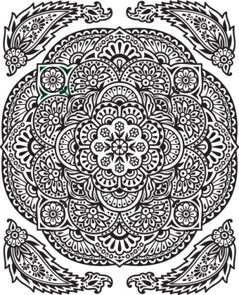 Mein Farbenzauber-Malbuch: Mandalas