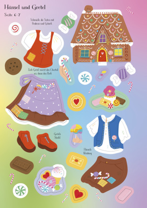 Mein erstes Anziehpuppen-Stickerbuch: Märchenfiguren