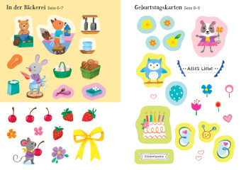 Mein Immer-wieder-Stickerbuch: Oma Dachs feiert Geburtstag