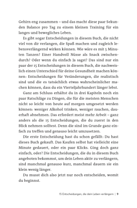 15 Entscheidungen, die dein Leben verlängern