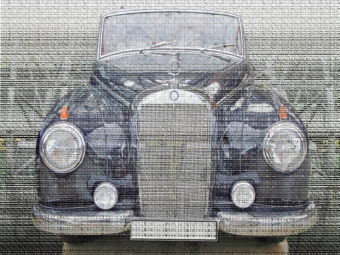 CALVENDO Puzzle Mercedes Benz 300 Cabriolet | 1000 Teile Lege-Größe 64x48cm Foto-Puzzle für glückliche Stunden