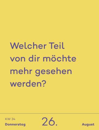 Tagesabreißkalender 2027: 6-Minuten