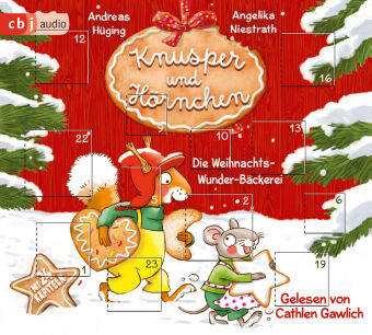 Knusper und Hörnchen - Die Weihnachts-Wunder-Bäckerei,1 Audio-CD, 1 MP3