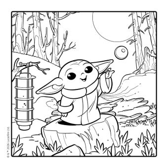 Star Wars The Mandalorian: Cozy Coloring - Das entspannte Malbuch