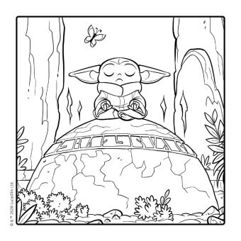 Star Wars The Mandalorian: Cozy Coloring - Das entspannte Malbuch
