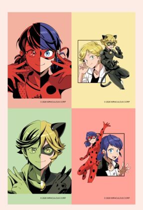 Miraculous: Der bunte Stickerspaß: Chibi- und Manga-Style