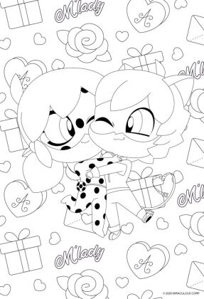 Miraculous: Der bunte Stickerspaß: Chibi- und Manga-Style