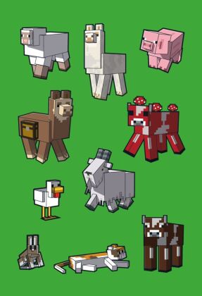 Minecraft: Superstarker Sticker- und Rätselspaß