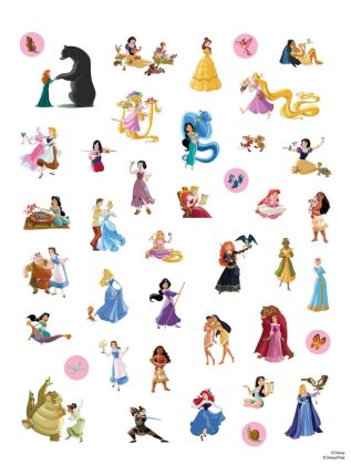 Disney Prinzessin: 1001 Sticker: Stickern - Rätseln - Ausmalen