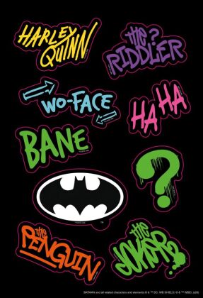 Batman: Superstarker Sticker- und Malblock