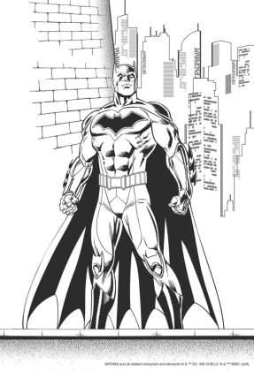 Batman: Superstarker Sticker- und Malblock